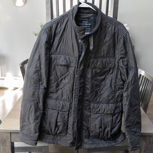 Lucky Brand Black Quilted Jacket L